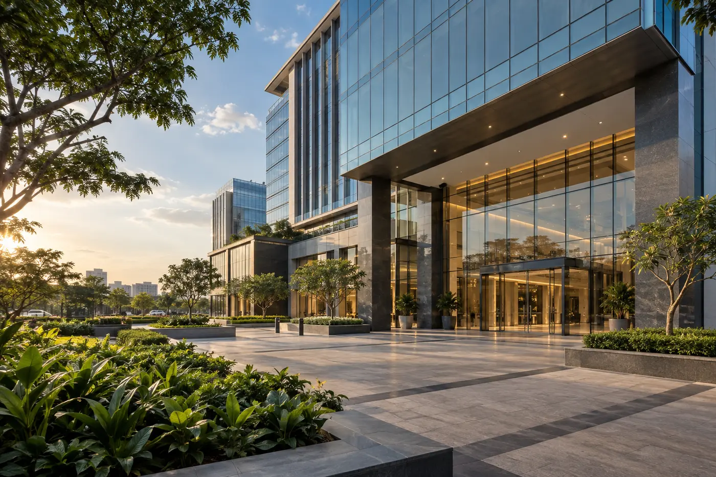 Representative commercial office building